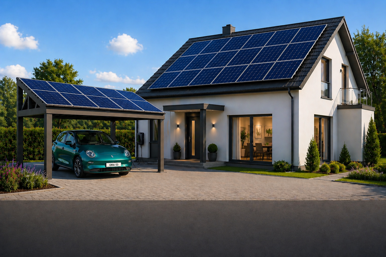 SOCKE Layout mit Haus, PV und Wallbox